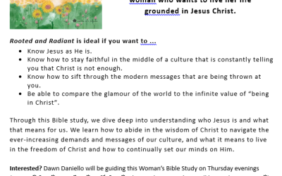 Rooted and Radiant – Fall Bible Study